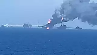 Así fue la explosión en la Plataforma Ku-Alfa por fuga de gas en Campeche: VIDEO
