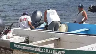 La Capitanía de Puerto amaneció con bandera roja y las bandas de atraque del muelle fiscal se vieron vacías