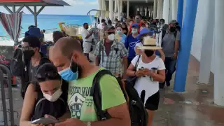 Los turistas visitaron Cozumel