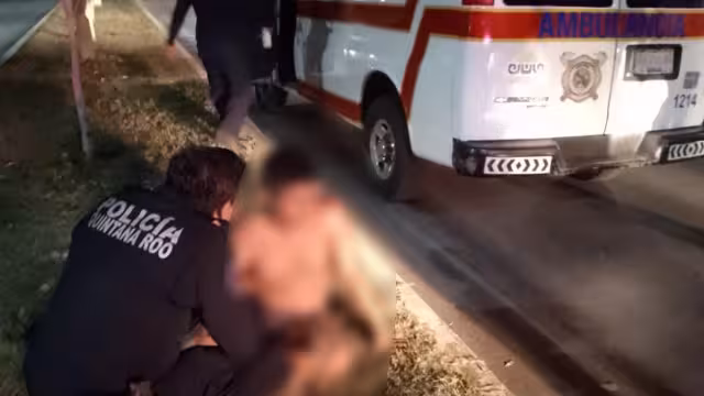 El agresor fue detenido por elementos de la Policía Preventiva