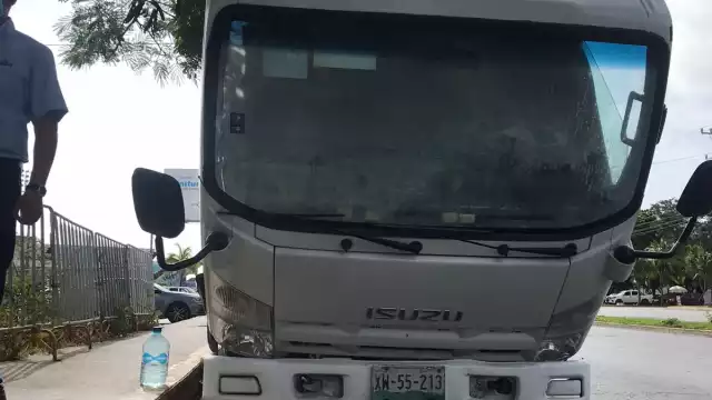 Al lugar llegaron elementos de la policía Quintana Roo para recabar datos