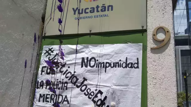 Las protestas se realizaron en las oficinas del Gobierno de Yucatán