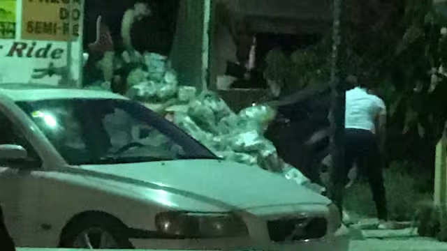 El camión venía lleno de despensas