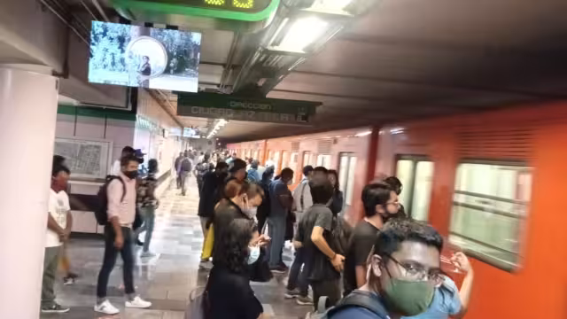 El accidente paralizó las operaciones en la estación Bosques de Aragón