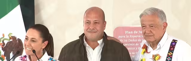 El Presidente López Obrador y la Presidenta electa, Claudia Sheinbaum, inauguran el Sistema Hidráulico El Zapotillo