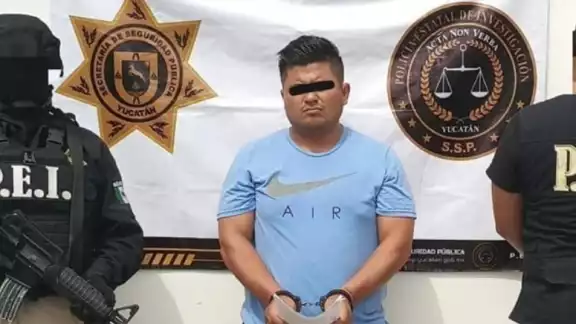 El hombre es originario de Quintana Roo El hombre es originario de Quintana Roo