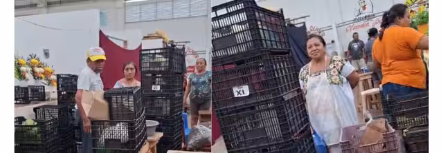 Desalojan a una vendedora de frutas y verduras de Dzitnup para dar su puesto a la esposa de un policía municipal.