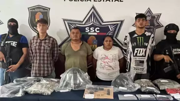 Los detenidos quedarán a disposición de la FGE Los detenidos quedarán a disposición de la FGE