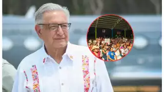 Campechanos despiden a AMLO con muestras de cariño