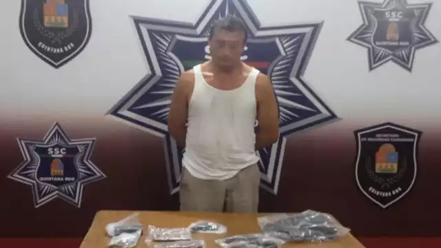 El hombre quedó a disposición de la FGE Quintana Roo