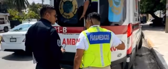 La mujer requirió sutura en sus heridas en la cabeza