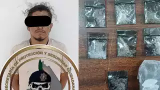 Detienen a hombre en Champotón por presunta venta de droga