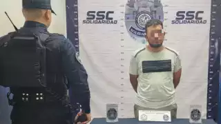 Detienen a un hombre por amenazar con explotar un tanque de gas en Playa del Carmen