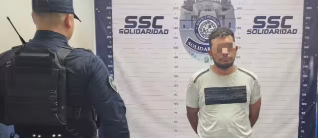 El hombre fue puesto a disposición de la FGE Quintana Roo