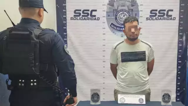 El hombre fue puesto a disposición de la FGE Quintana Roo