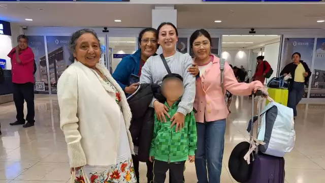 María Fernanda Arcila Aguayo regresó de San Francisco, California, donde visitó a su cónyuge