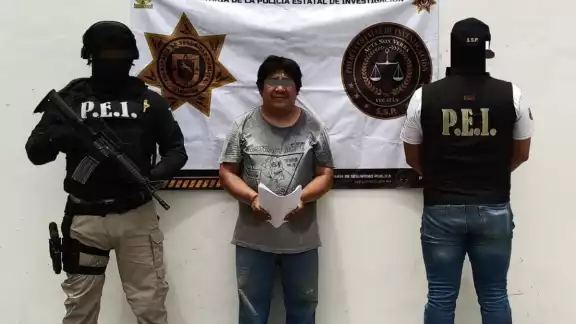 El hombre quedó a disposición de la FGE Yucatán El hombre quedó a disposición de la FGE Yucatán