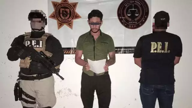 El hombre quedará a disposición de la FGE Yucatán