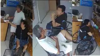 Señora en silla de ruedas se hace viral por supuesto robo en Óptica de Yucatán: Así sería el “modus operandi”