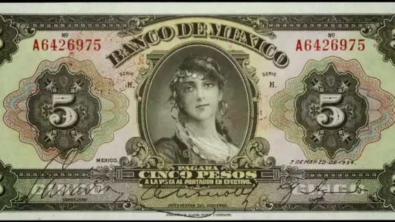 Billete La Gitana, ronda arriba de los 3 mil pesos. Foto: Especial Billete La Gitana, ronda arriba de los 3 mil pesos. Foto: Especial