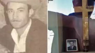 La tumba del narcotraficante luce así, con la foto que muchos conocen. Foto: Especial