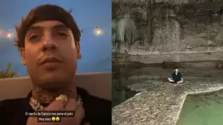 Natanael Cano presume vacaciones en Yucatán y Cancún