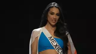 La mexicana lució su escultural figura en las preliminares del certamen de belleza. Foto: Especial