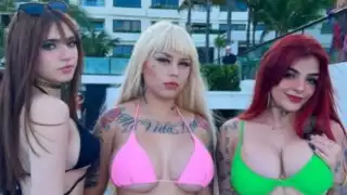 También pasaron la tarde en la alberca después del yate. Foto: Instagram