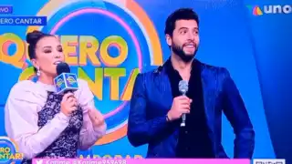 Laura G le reclamó en pleno programa a Jorge Romano. Foto: Especial