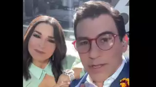 Barcelata fue a buscar a Laura G, quien hasta le pidió a su chofer. Foto: Especial