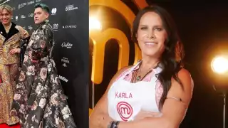 Karla Sofía Gascón y Ricardo Peralta. Foto: Especial