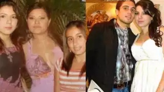 Adriana Meza y Ovidio cuando eran más chicos, así lucía la ahora reina del Cartel de Sinaloa. Foto: Especial