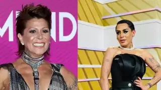 Kunno asistió con un vestido negro satinado. Foto: PapiKunno