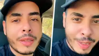 El chofer de Uber recibió muchas de apoyo. Foto: Especial