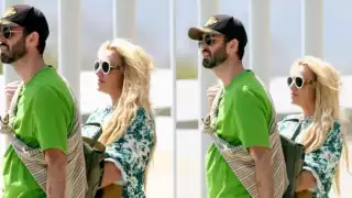 Britney Spears junto a Hudson