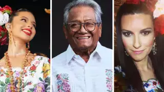 De Mérida para el mundo. Fotos: Instagram angela_aguilar_, armandomanzaoficial y LauraPausini