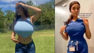 La enfermera acaba de titularse y se encuentra haciendo prácticas. Foto: Especial