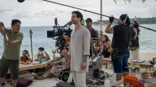 Parte de las grabaciones en Huatulco. Foto: Instagram