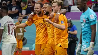 Países Bajos venció a Qatar. Foto: Especial