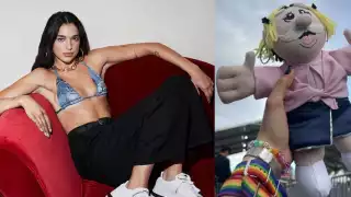 Los peluches no pudieron faltar en el Foro Sol. Foto: Dualipa