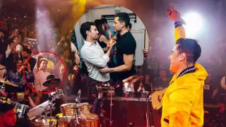 El piloto y el cantante convivieron después del palenque. Foto Instagram Carlosrivera