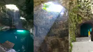 Este cenote es perfecto para bucear ya que su profundidad va más allá de los 20 metros. Foto: Especial