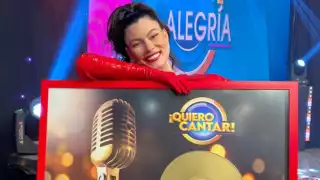 El reconocimiento de Natalia por ganar ¡Quiero Cantar!