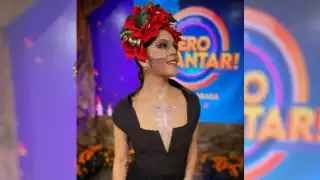 Sol Cortés pudo sacar el número entre lágrimas tras recordad a sus abuelas y su amiga. Foto: Especial