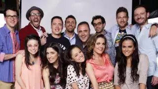 Varias risas que sacaron esta familia disfuncional hace 9 años. Foto: Especial