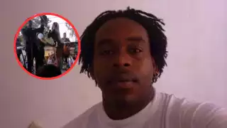 Él fue el músico que subió al escenario en plena actuación de la nieta de Pedro Infante. Foto:Especial