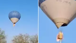 Identifican a dueño de empresa de globo aerostático incendiado en Teotihuacán