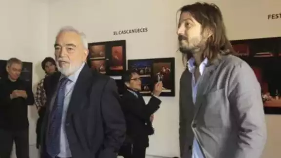 Diego Luna y su padre. Foto: Especial