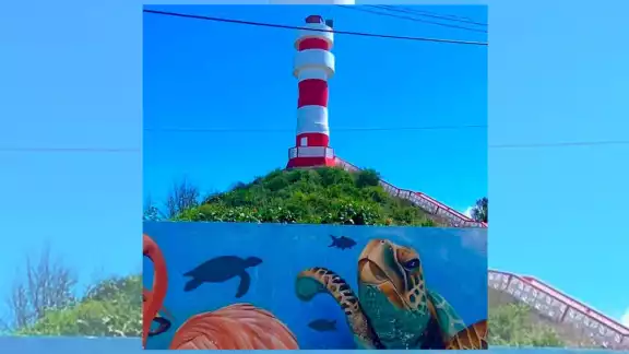 El faro se encuentra en El Cuyo. Foto: Especial