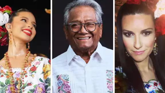 De Mérida para el mundo. Fotos: Instagram angela_aguilar_, armandomanzaoficial y LauraPausini